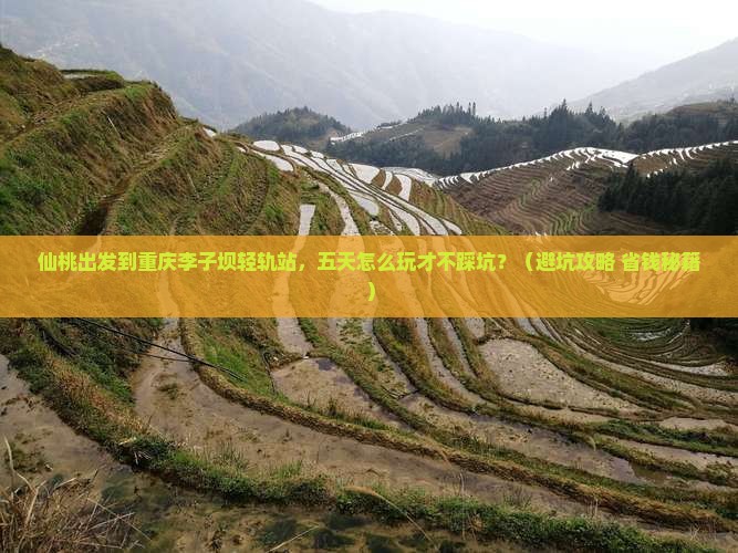 仙桃到重庆李子坝轻轨站五日游
