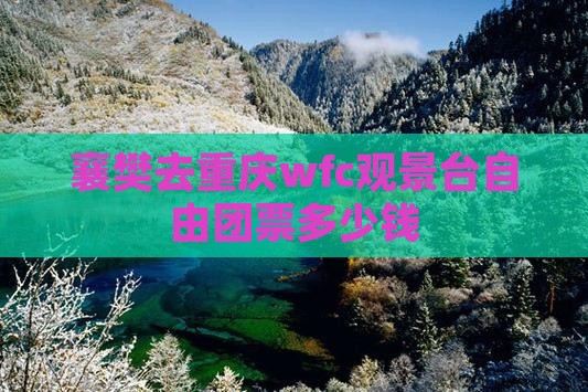 襄樊去重庆wfc观景台自由团