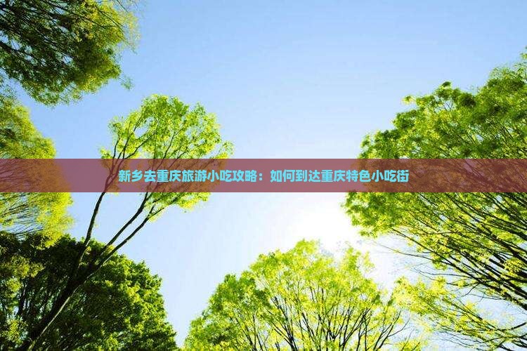 新乡去重庆旅游小吃攻略：如何到达重庆特色小吃街