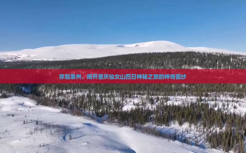 穿越惠州，揭开重庆仙女山四日神秘之旅的神奇面纱
