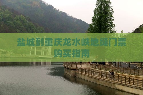 盐城到重庆龙水峡地缝门票购买指南