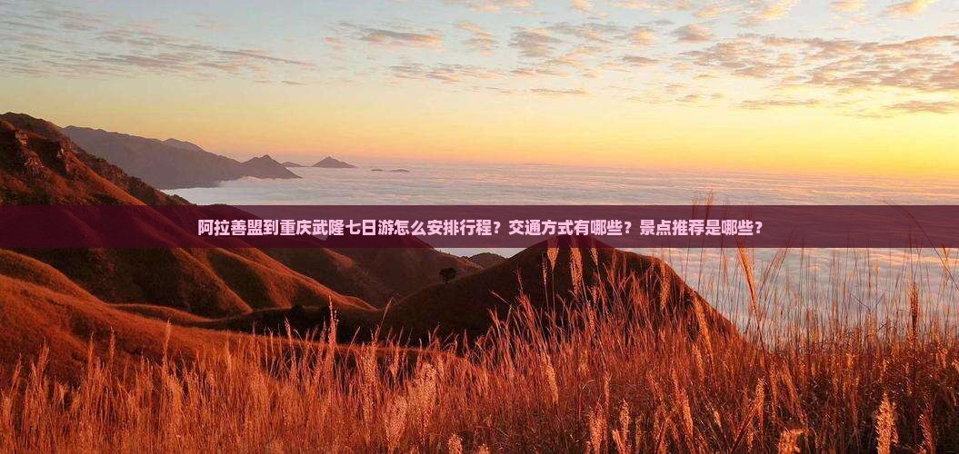 阿拉善盟到重庆武隆七日游怎么安排行程？交通方式有哪些？景点推荐是哪些？