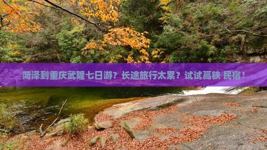 菏泽到重庆武隆七日游？长途旅行太累？试试高铁+民宿！