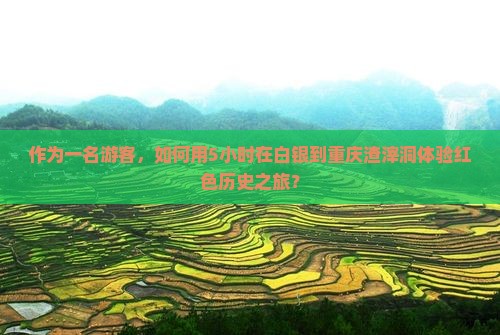 作为一名游客，如何用5小时在白银到重庆渣滓洞体验红色历史之旅？
