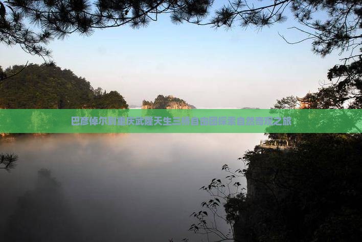 巴彦倬尔到重庆武隆天生三桥自由团探索自然奇观之旅