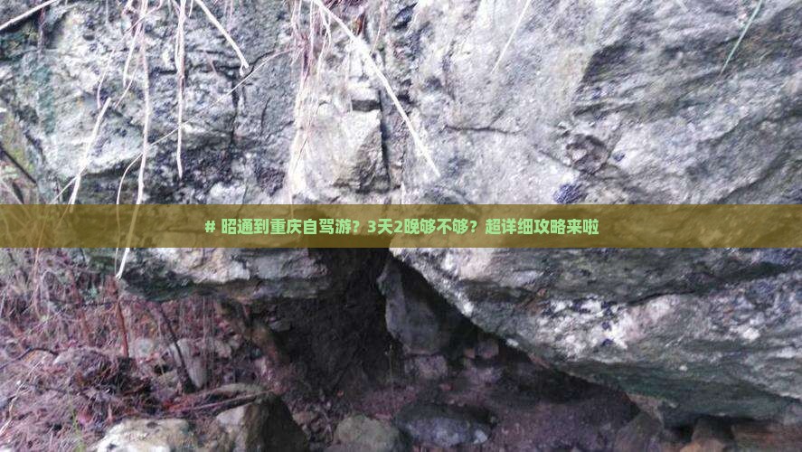 # 昭通到重庆自驾游？3天2晚够不够？超详细攻略来啦