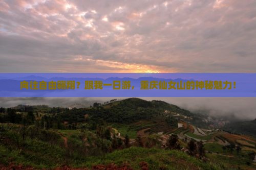 向往自由翱翔？跟我一日游，重庆仙女山的神秘魅力！