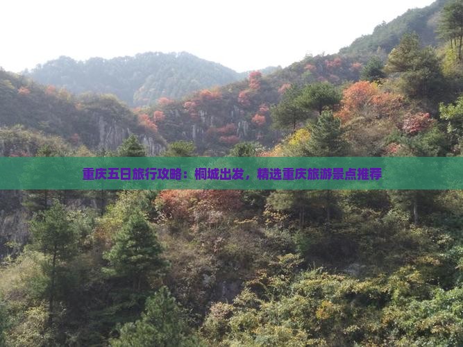 重庆五日旅行攻略：桐城出发，精选重庆旅游景点推荐