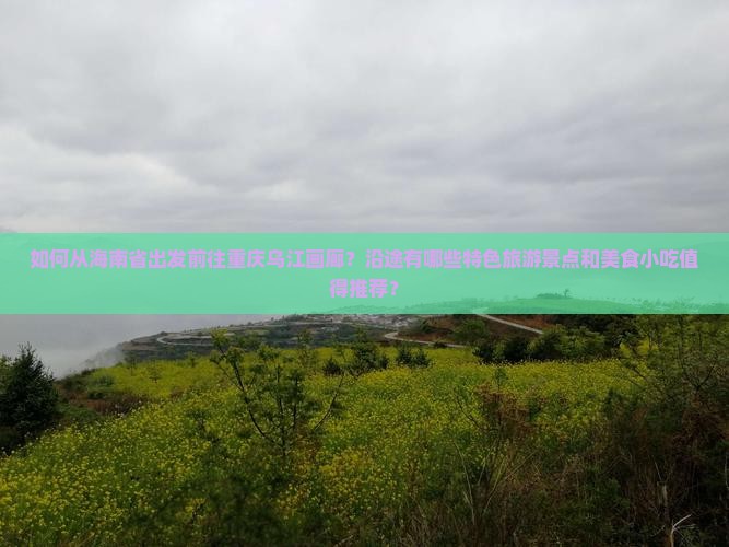 如何从海南省出发前往重庆乌江画廊？沿途有哪些特色旅游景点和美食小吃值得推荐？