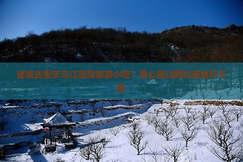 诸城去重庆乌江画廊旅游小吃？担心错过网红美食打卡地