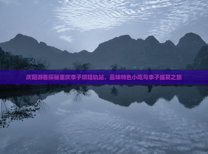 庆阳游客探秘重庆李子坝轻轨站，品味特色小吃与李子盛宴之旅