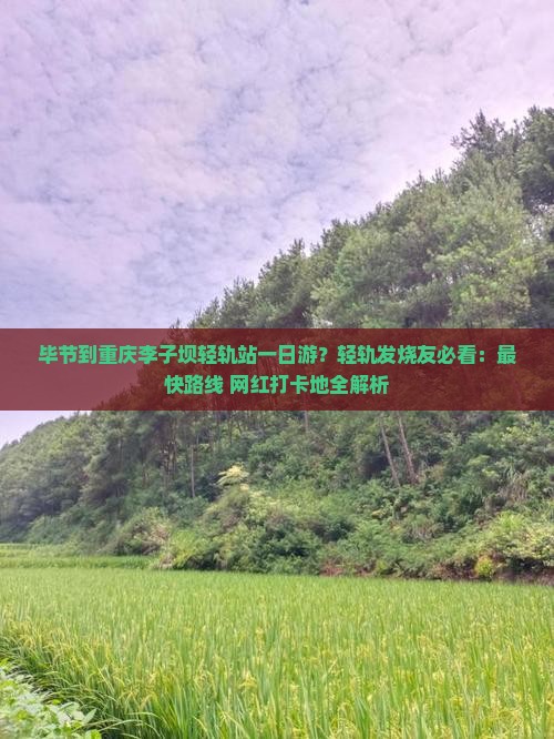 毕节到重庆李子坝轻轨站一日游？轻轨发烧友必看：最快路线+网红打卡地全解析