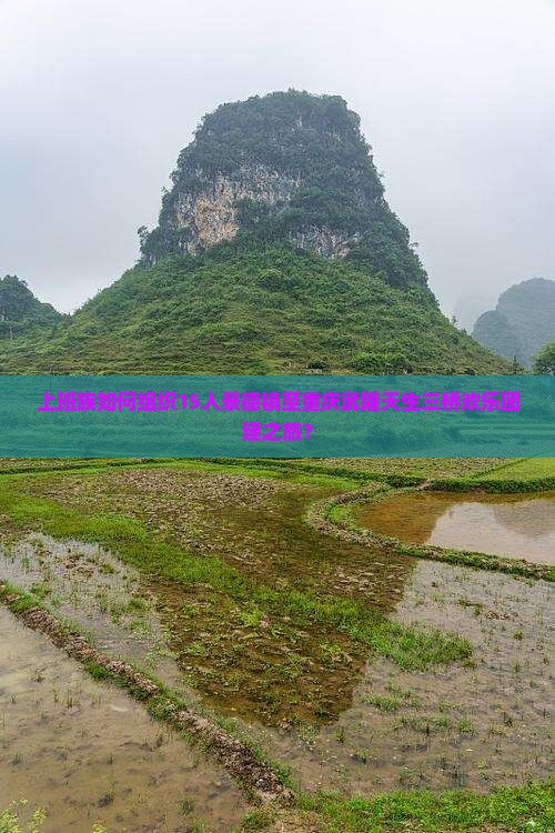 上班族如何组织15人景德镇至重庆武隆天生三桥欢乐团建之旅？