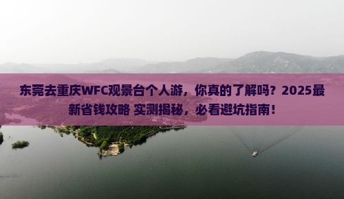 东莞去重庆wfc观景台个人游