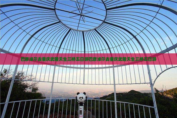 巴彦淖尔去重庆武隆天生三桥五日游