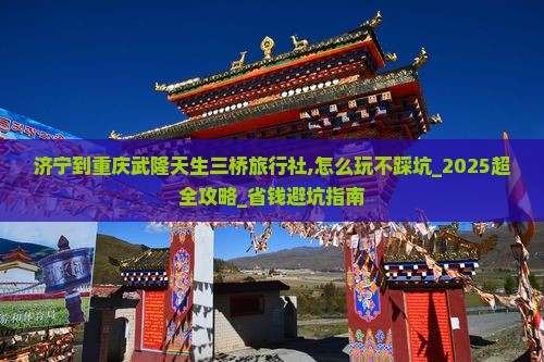 济宁到重庆武隆天生三桥旅行社
