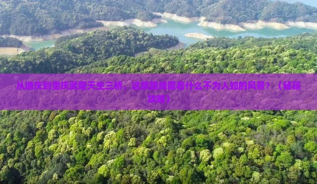 迪庆到重庆武隆天生三桥必去地