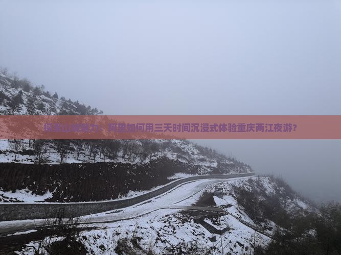 探索山城魅力：阿里如何用三天时间沉浸式体验重庆两江夜游？