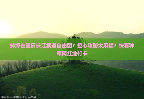 蚌埠去重庆长江索道自由团？担心攻略太麻烦？快看种草网红地打卡