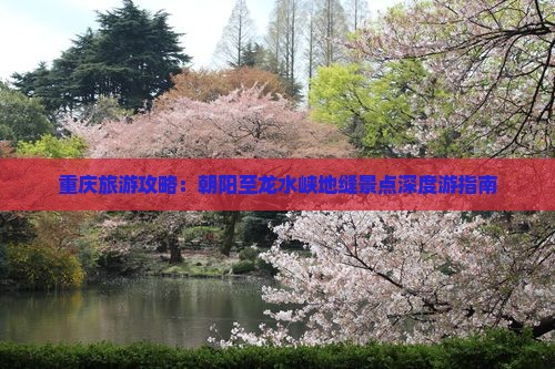 重庆旅游攻略：朝阳至龙水峡地缝景点深度游指南