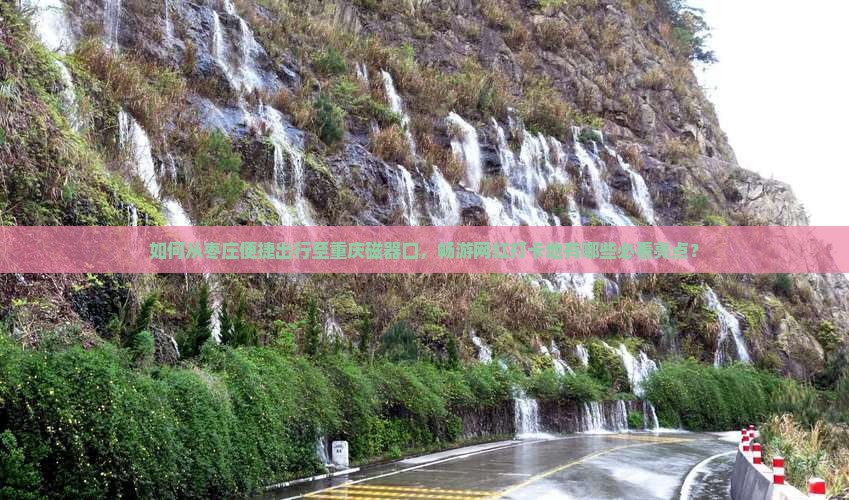 如何从枣庄便捷出行至重庆磁器口，畅游网红打卡地有哪些必看亮点？