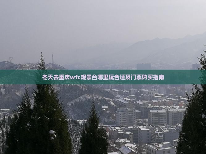 冬天去重庆wfc观景台哪里玩合适及门票购买指南