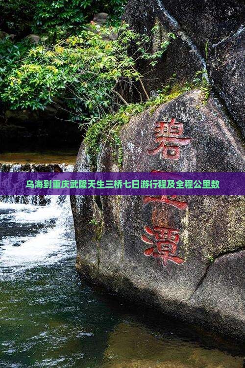 乌海到重庆武隆天生三桥七日游行程及全程公里数