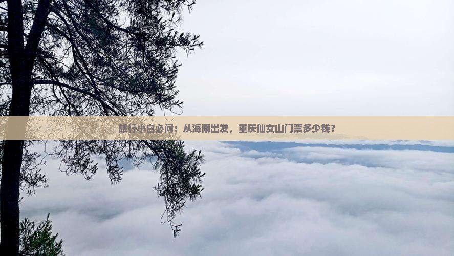 旅行小白必问：从海南出发，重庆仙女山门票多少钱？