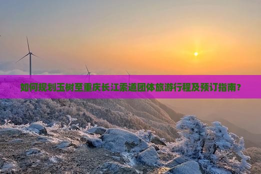 如何规划玉树至重庆长江索道团体旅游行程及预订指南？