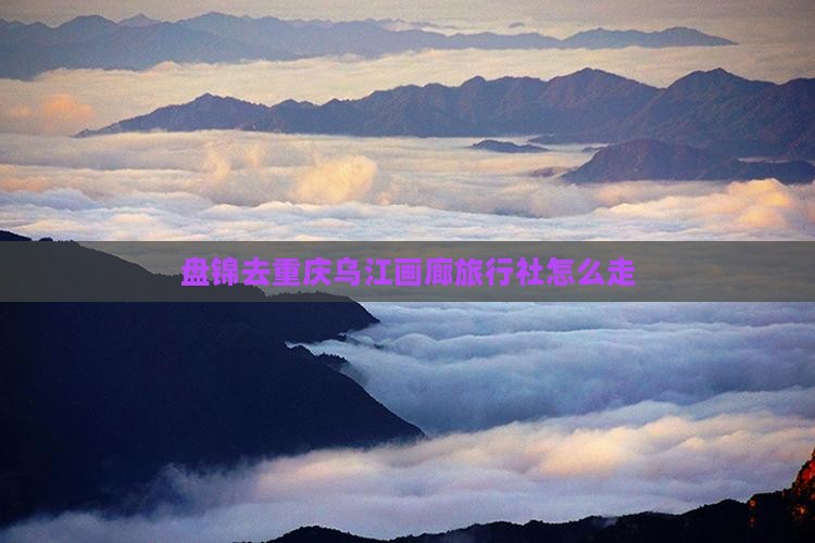 盘锦去重庆乌江画廊旅行社怎么走