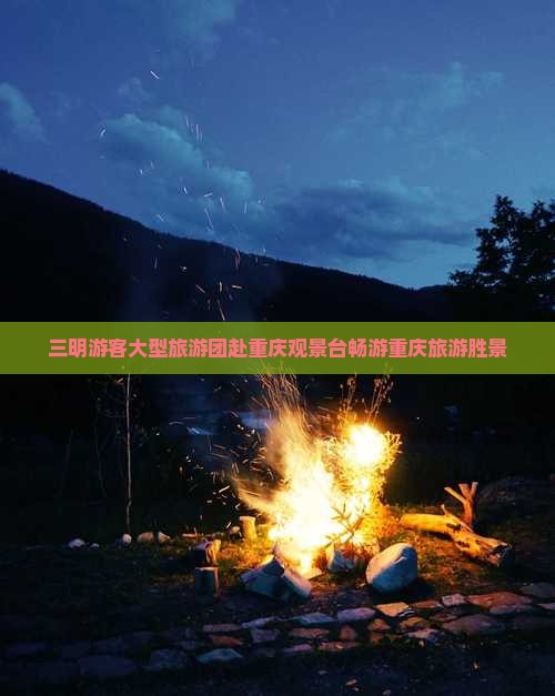 三明游客大型旅游团赴重庆观景台畅游重庆旅游胜景
