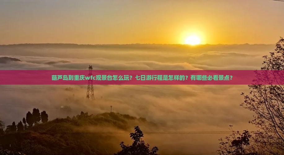 葫芦岛到重庆wfc观景台怎么玩？七日游行程是怎样的？有哪些必看景点？