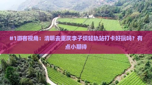 #1游客视角：清明去重庆李子坝轻轨站打卡好玩吗？有点小期待