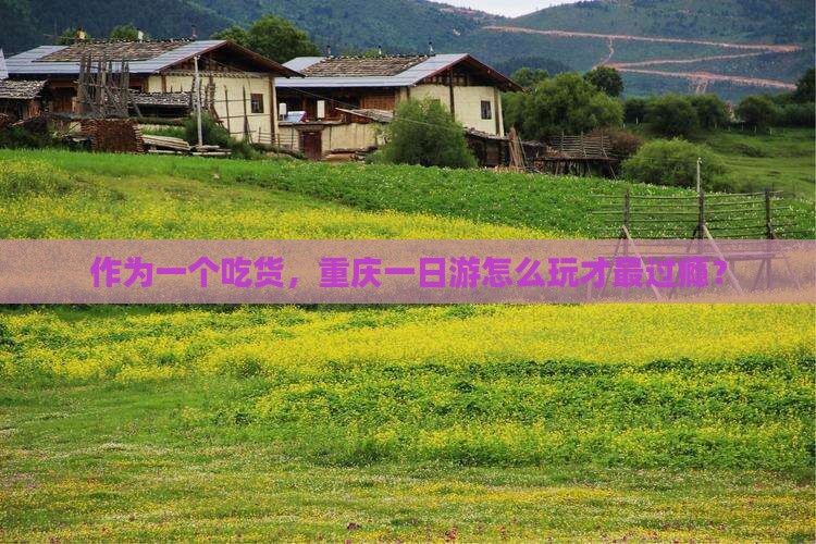 作为一个吃货，重庆一日游怎么玩才最过瘾？