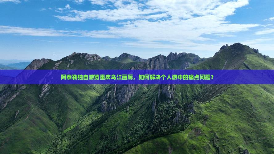 阿泰勒独自游览重庆乌江画廊，如何解决个人游中的痛点问题？