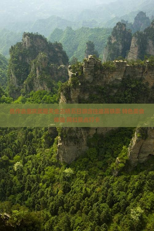 焦作去重庆武隆天生三桥五日游含往返高铁票+特色美食体验+网红景点打卡