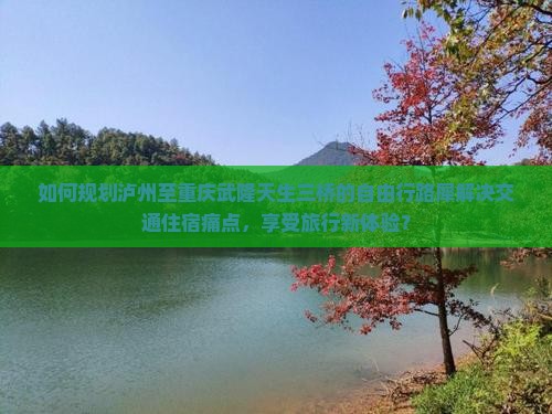 如何规划泸州至重庆武隆天生三桥的自由行路犀解决交通住宿痛点，享受旅行新体验？