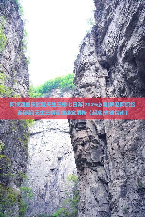 阿坝到重庆武隆天生三桥七日游