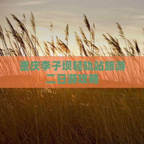 垦利到重庆李子坝轻轨站二日游