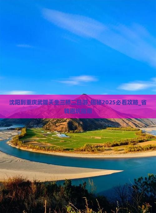 沈阳到重庆武隆天生三桥二日游