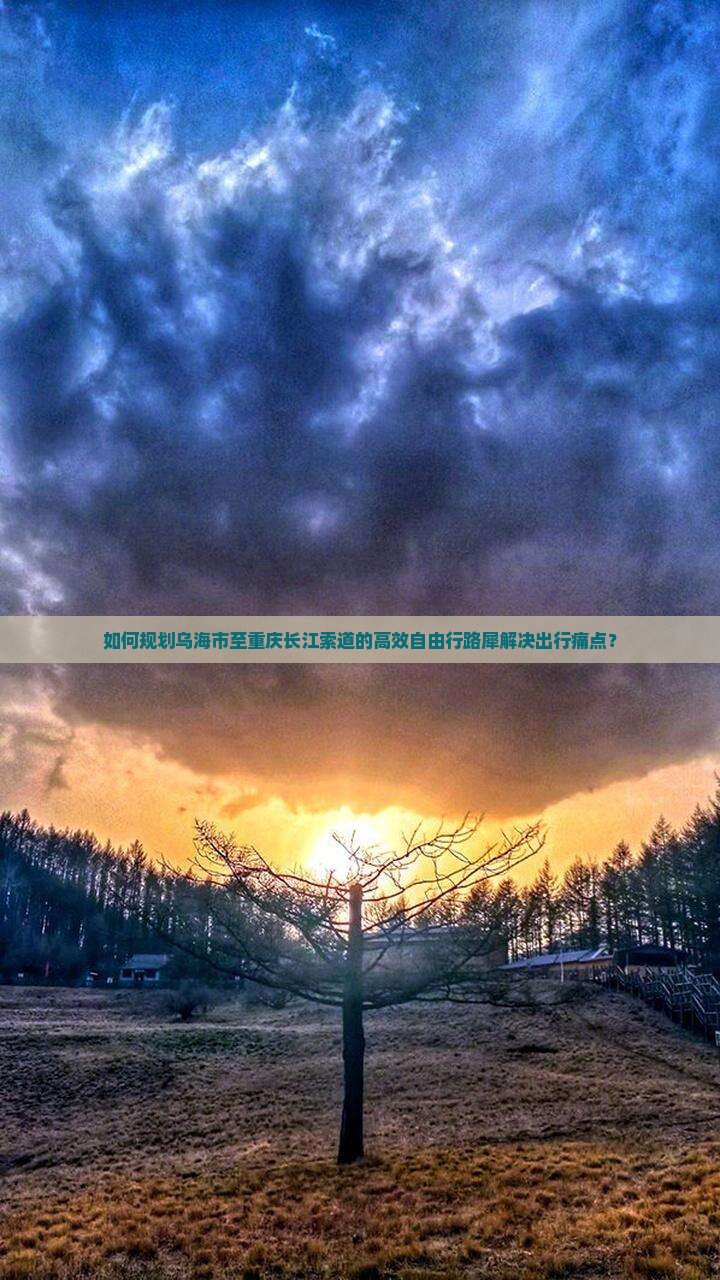 如何规划乌海市至重庆长江索道的高效自由行路犀解决出行痛点? 如何规划乌海市至重庆长江索道的高效自由行路犀解决出行痛点?