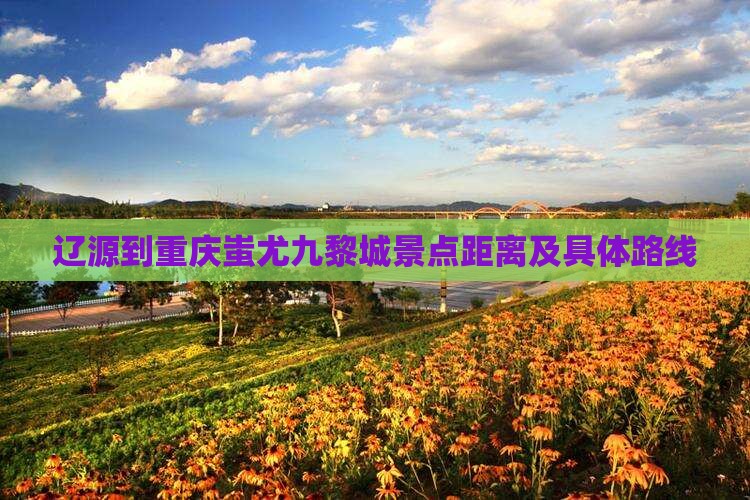 辽源到重庆蚩尤九黎城景点距离及具体路线