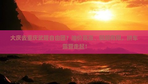 大庆去重庆武隆自由团？油价高涨、假期有限，拼车+露营走起！