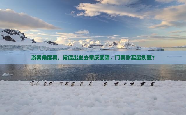 游客角度看，常德出发去重庆武隆，门票咋买最划算？