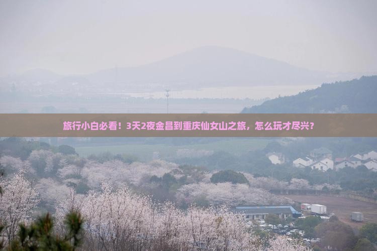 旅行小白必看！3天2夜金昌到重庆仙女山之旅，怎么玩才尽兴？