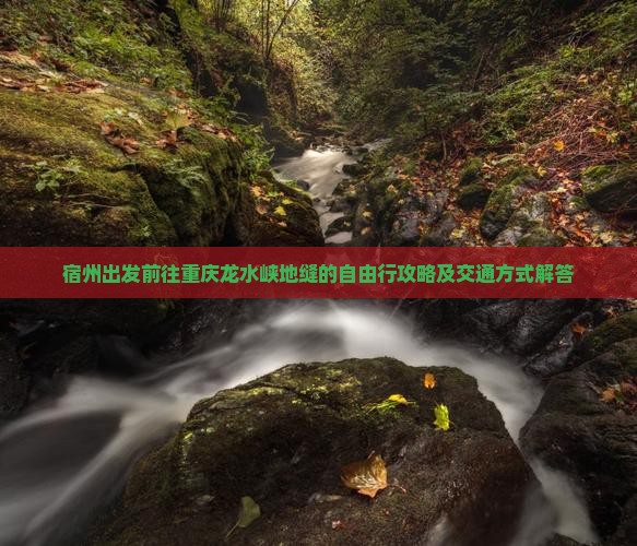 宿州出发前往重庆龙水峡地缝的自由行攻略及交通方式解答