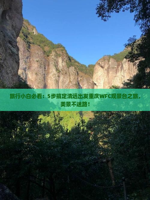 旅行小白必看：5步搞定清远出发重庆WFC观景台之旅，美景不迷路！