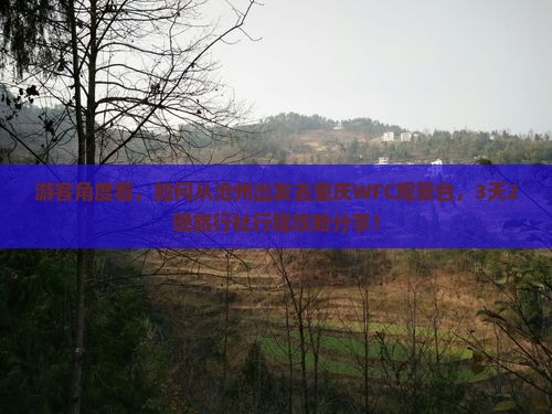 游客角度看，如何从沧州出发去重庆WFC观景台，3天2晚旅行社行程攻略分享！