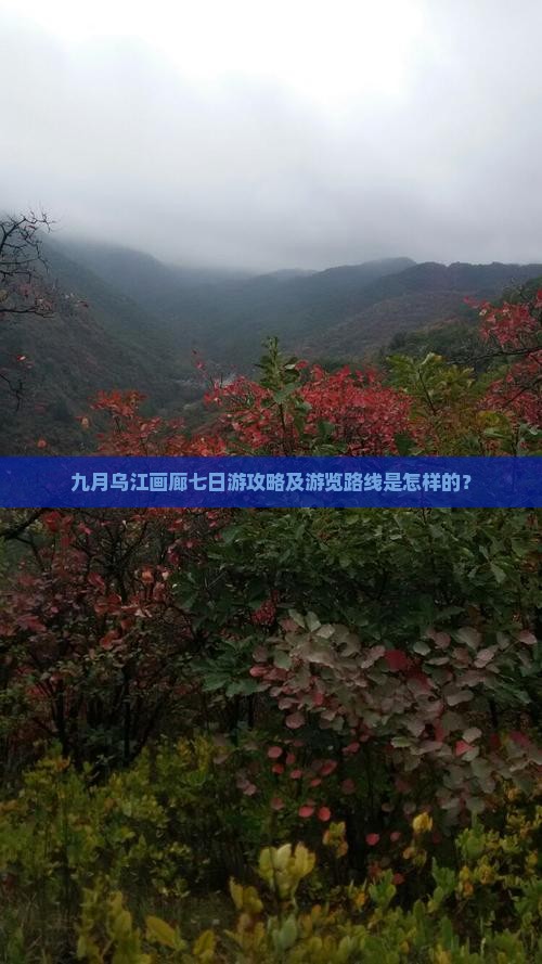 九月乌江画廊七日游攻略及游览路线是怎样的？