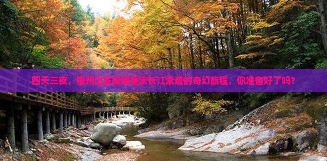 四天三夜，梧州出发探秘重庆长江索道的奇幻旅程，你准备好了吗？